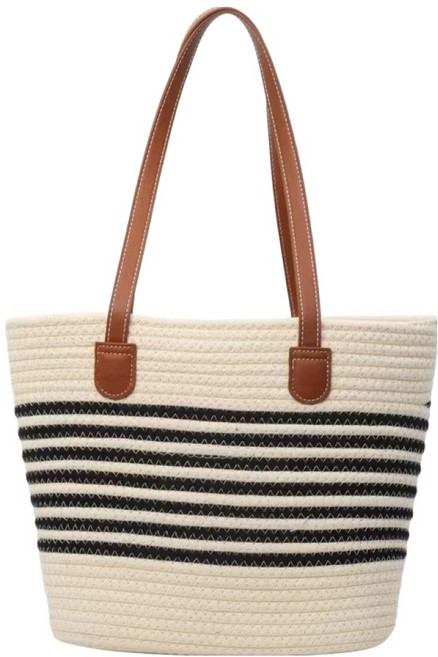 실버스 라탄 가방 여름 왕골 지퍼 숄더백 FS177