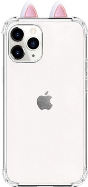 워너프 애니멀 미니피규어 투명 범퍼 젤리 휴대폰 케이스