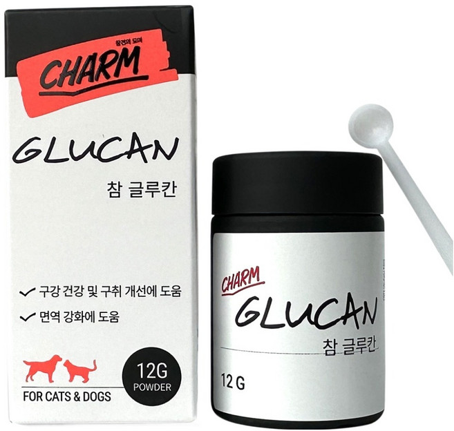 페피테일 참 반려동물 글루칸 면역 베타글루칸, 12g, 구강, 1개