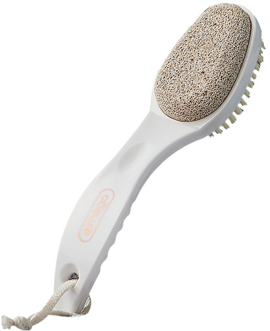 블룸써니 발각질 제거 목욕 브러쉬 화이트, 1개입, 1개, 77g