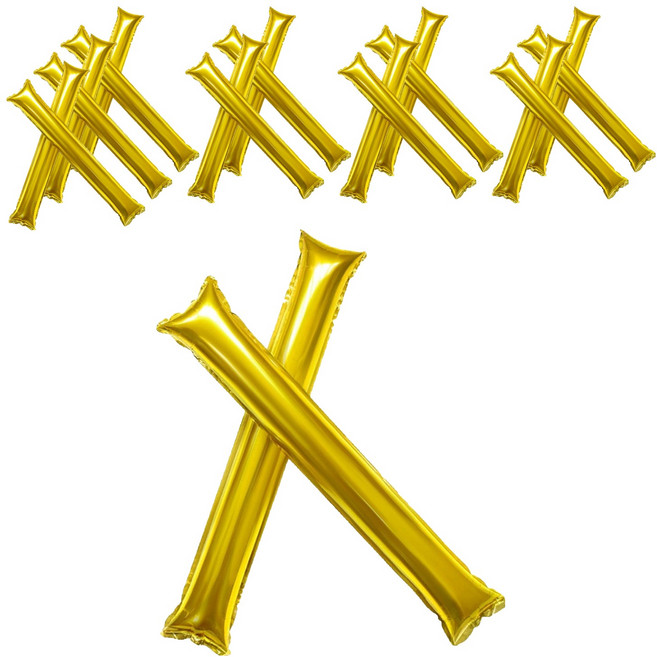 AKAKO 趣味加油棒, 20個, 金色