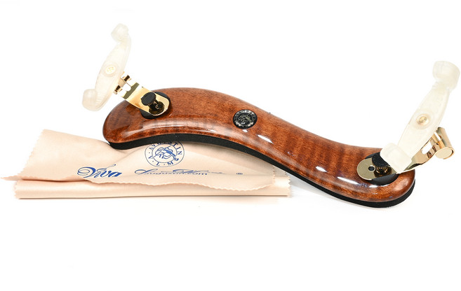 비바 다이아몬드 바이올린 어깨받침 + 클리너 세트, Dark Brown, 1세트