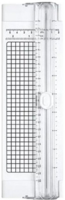 유인지화 미니 종이 재단기 화이트 27 x 8.8 cm, JO250505051, A4