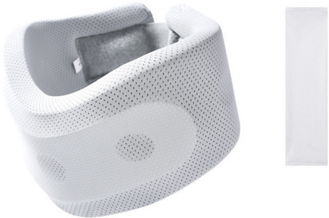 ADUNE 프리미엄 소프트 목 보호대 + 커버 세트, 1세트