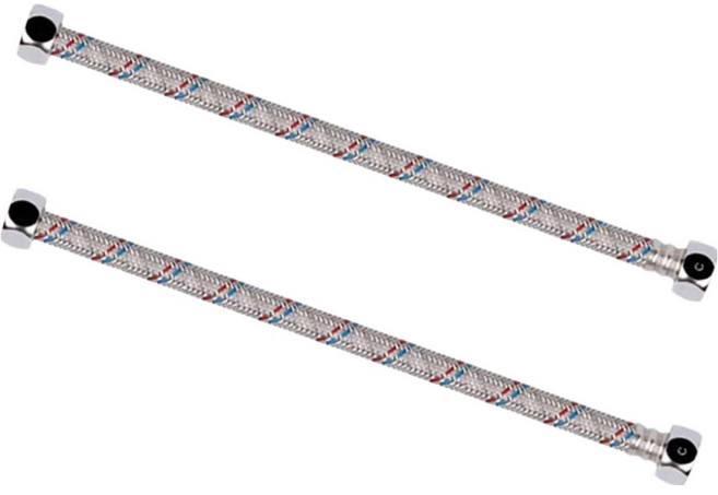 세면기용 고압호스, 2개