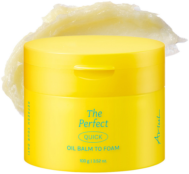 아리얼 더 퍼펙트 오일 밤 투 폼 클렌징, 100g, 1개