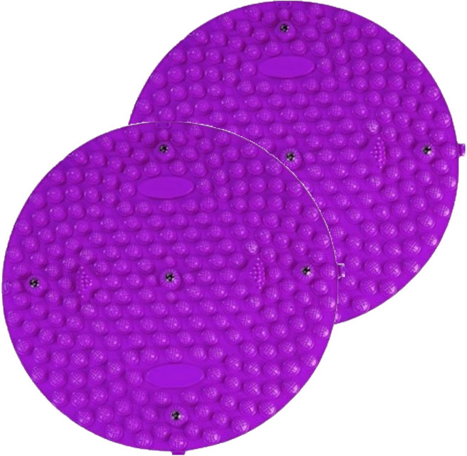 Potenkit 高效足部指壓墊 55 x 55 cm 850g, 紫色, 2個