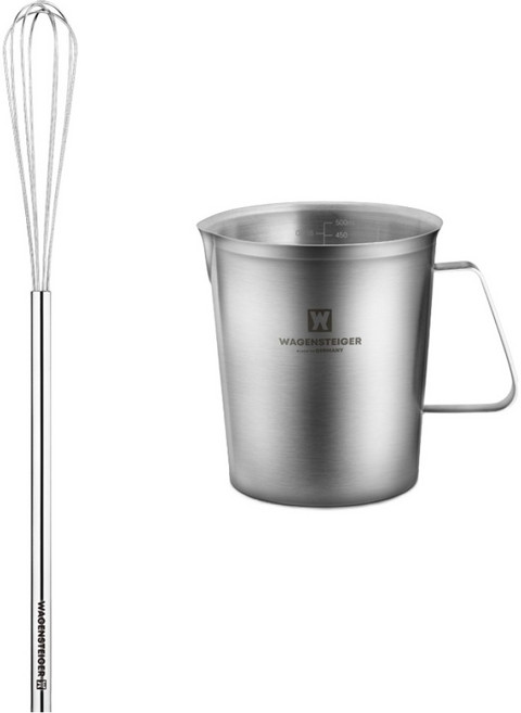 바겐슈타이거 거품기 원형 대 + 쿠킹저그 500ml 세트, 거품기 + 쿠킹저그, 1세트