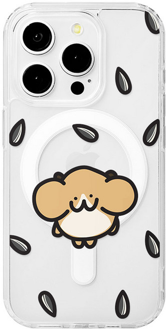 웨이브스튜디오 삼총쥐 맥세이프 투명 휴대폰 케이스
