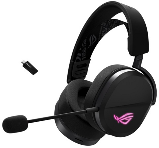 ASUS 華碩 ROG Pelta 無線電競耳機, 黑色, 90YH0410-BHUA00