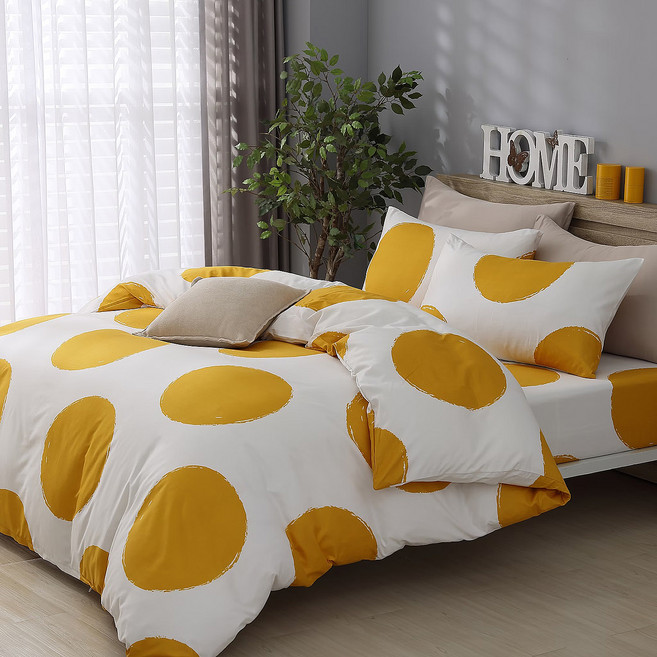 Ishur 伊舒爾 雲絲棉被套床包4件組