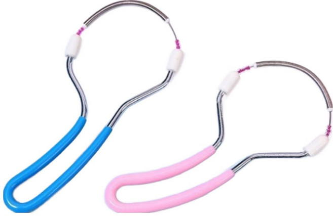 트레이드웨이 얼굴 솜털 제거기 블루+핑크, 2개