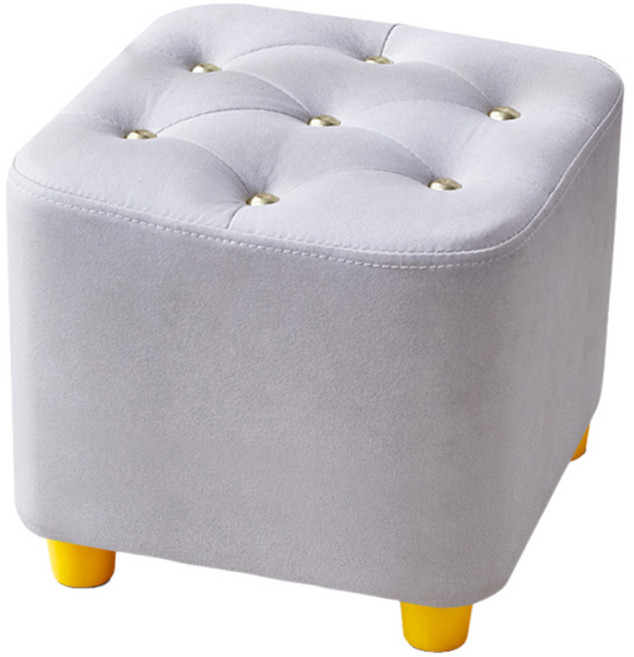 費歐家 北歐輕奢時尚換鞋凳, 米白色, 1個