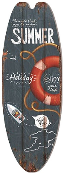 홈플로우 빈티지 썸머 서핑보드 디자인 인테리어 소품 벽장식, 8