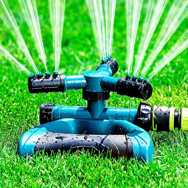 길그리 잔디 텃밭 회전 연결형 스프링쿨러, 1개, 청록색