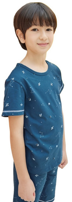 수아팜 남아용 유니버스 반팔 학생 내의 상하의 세트