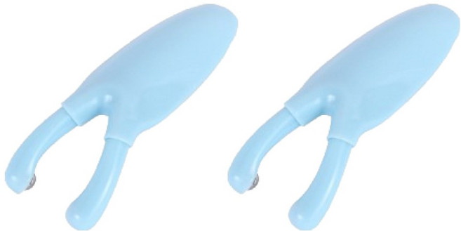 EORIN Y자형 코 마사지기, 블루, 2개