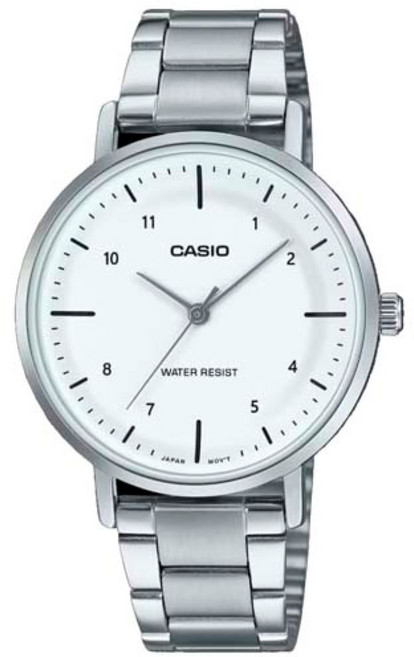 CASIO 卡西歐 簡約休閒鋼帶女錶 LTP-VT03D-7B