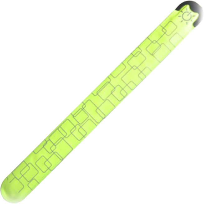 AHOYE USB充電LED發光夜跑帶, 黃色, 1個