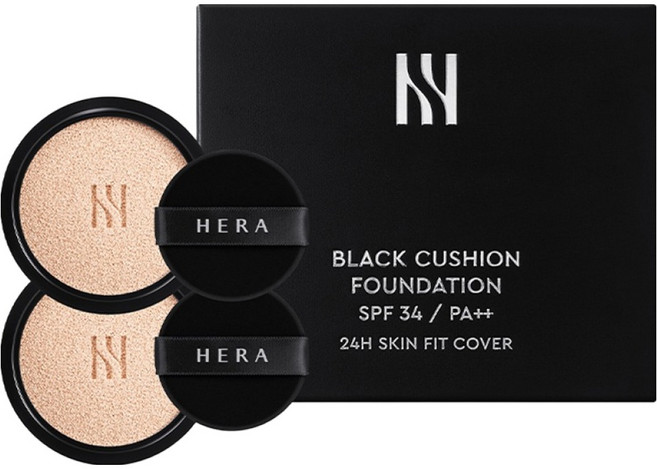 헤라 블랙 쿠션 파운데이션 리필 듀오 15g 2p, 23N1, 2개