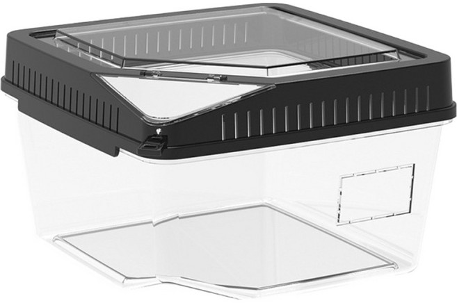 랜보어 파충류 소형 사육장 FREE, 블랙, 1개