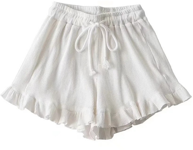 女神女款蕾絲鬆緊帶熱褲