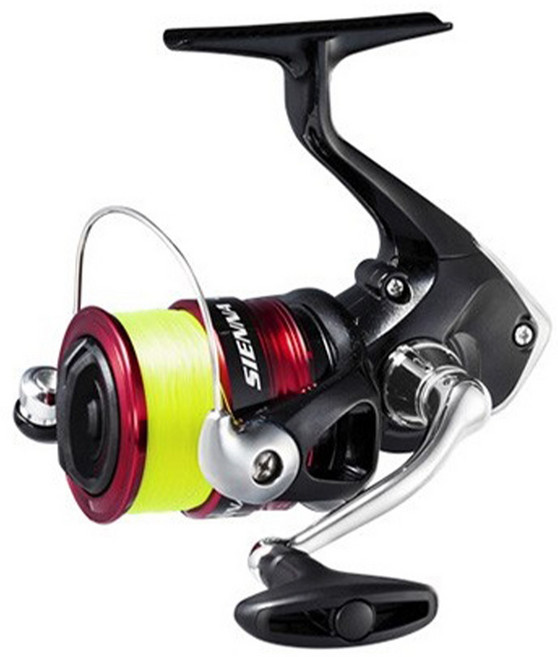 SHIMANO 19 SIENNA 捲線器, 19 SIENNA C3000型, 黑色 + 紅色 + 黃色, 1個