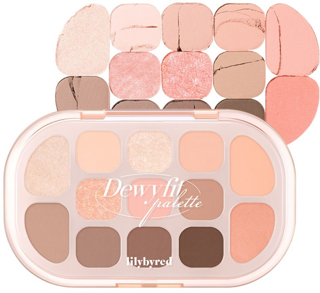 릴리바이레드 듀이핏 팔레트, 03 오트밀, 1개