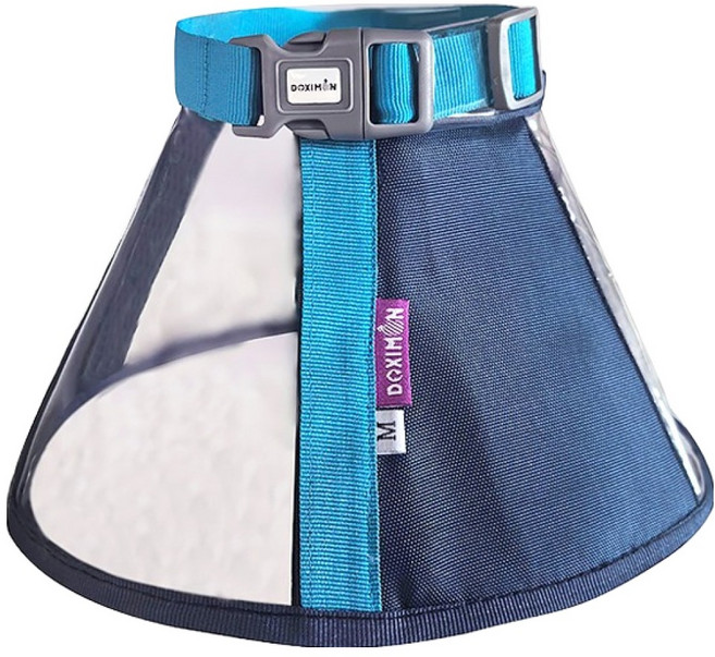 독시몬 반려동물 버클 넥카라, 네이비, 1개