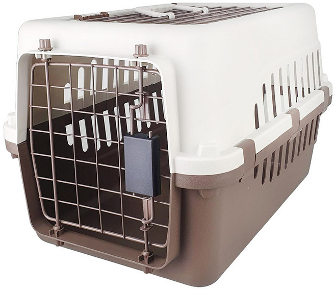 寵物外出提籠 天窗款, 1個, 深咖色