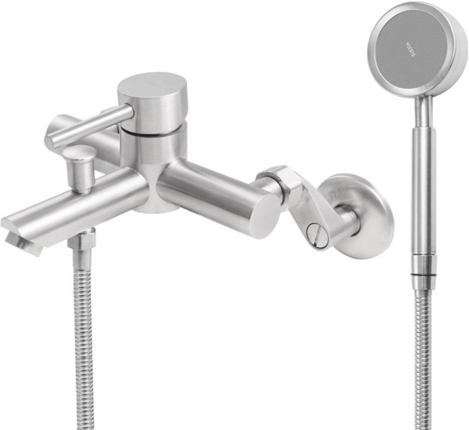 미리내 무광 스텐 고급형 욕실 샤워기 수전, 1개