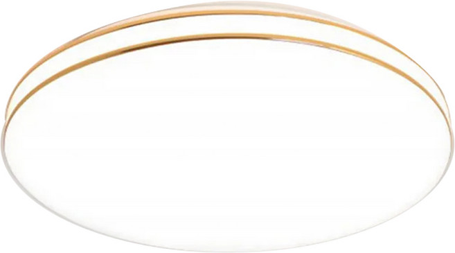 LIGHTING 聚美照明 40W吸頂燈 圓形 50cm, 金色 + 白色