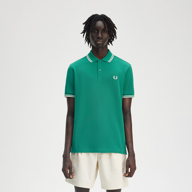 FRED PERRY 男士 M3600 雙邊飾條 Polo 短袖 T恤