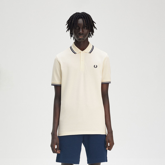 FRED PERRY 男士 M3600 雙邊飾條 Polo 短袖 T恤
