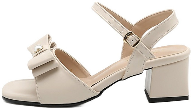 잭앤질 여성용 진주리본 샌들 JB5302