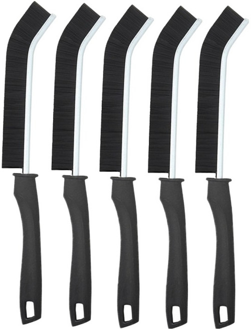 올키친 다용도 틈새 청소솔 빈틈 청소 브러쉬, 블랙, 5개