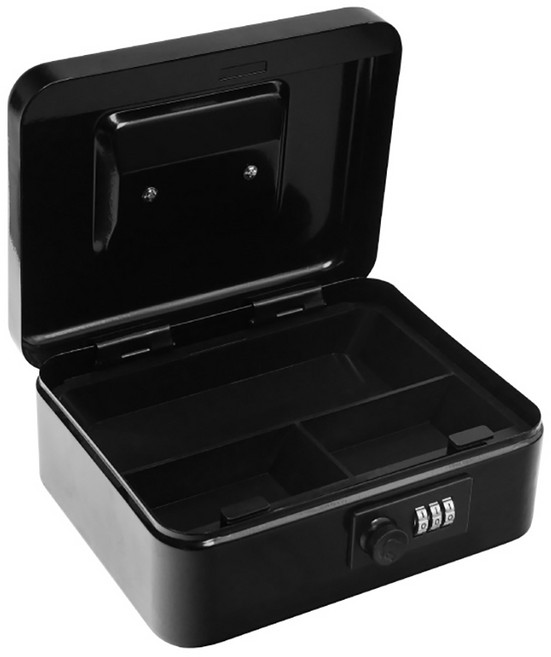 TRENY 密碼現金箱 20S 小, 霧黑色