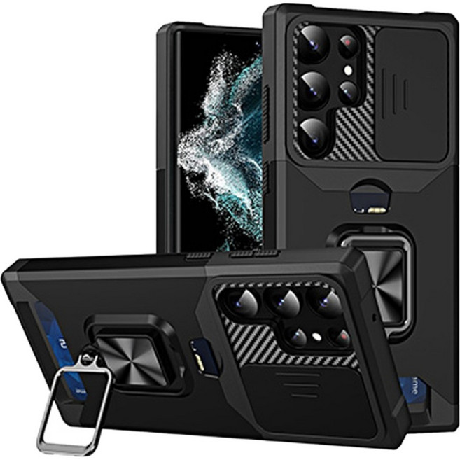 더블유케이스 카드포켓 거치대링 범퍼 휴대폰 케이스