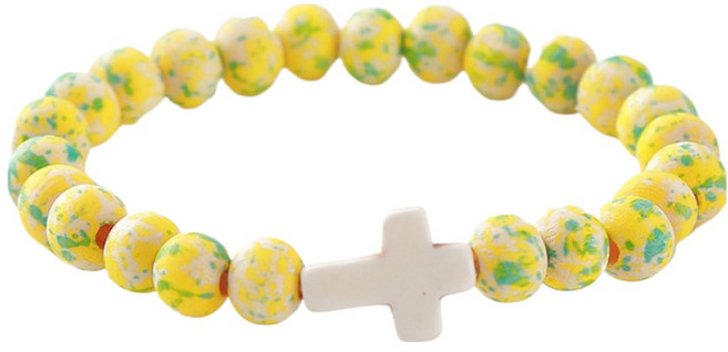 캐시리치 축복을 담은 행운 십자가팔찌, 타입11, 1개