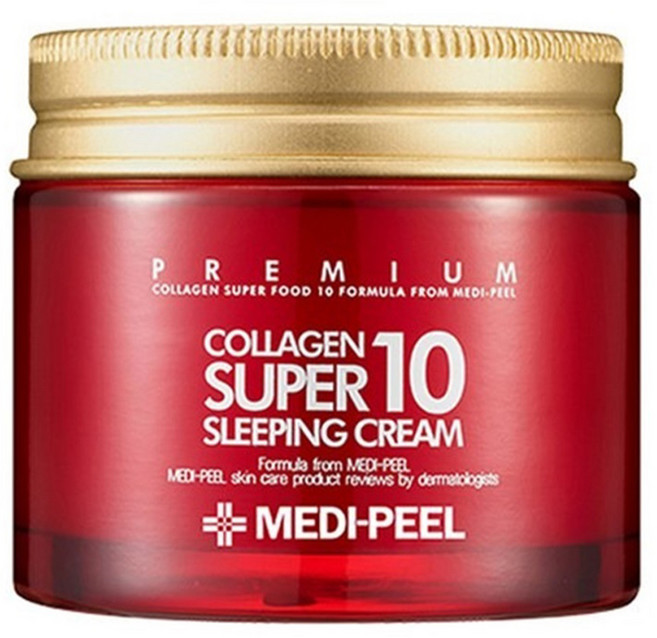 MEDIPEEL 美蒂菲 SUPER10膠原蛋白晚霜, 70ml, 1罐