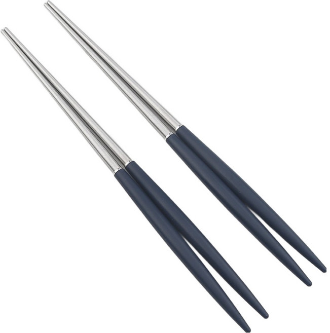 보겐 알르망드 샤틴 커트러리 젓가락, 블루, 2개, 단품