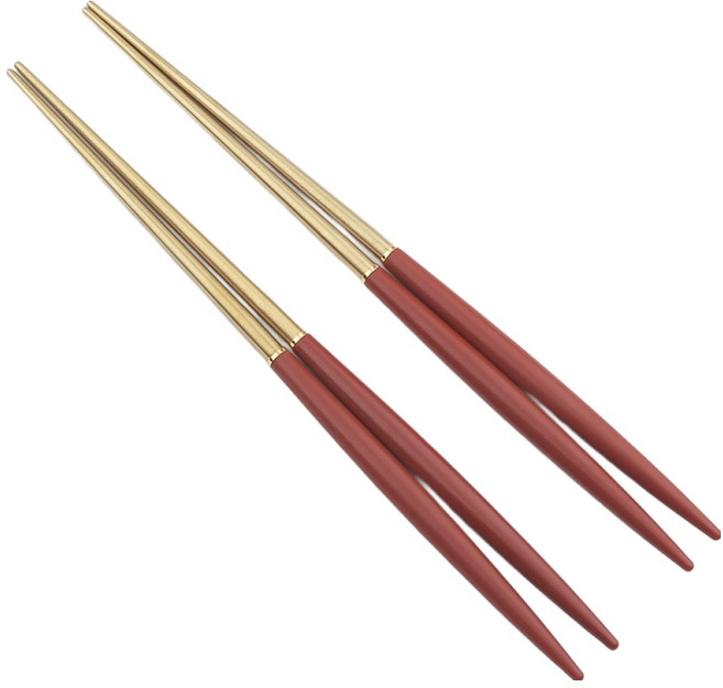 보겐 알르망드 골드 커트러리 젓가락, 와인, 2개, 단품