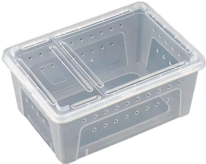 레몽크리프 도마뱀 사육 적재함 대(32 x 22 x 15 cm), 투명, 1개