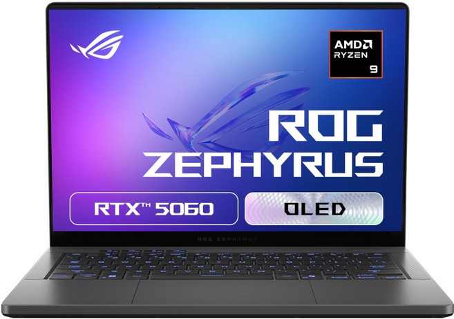 에이수스 2025 ROG 제피러스 G14 라이젠9 지포스 RTX 5060, 이클립스 그레이, 1TB, 32GB, WIN11 Home, GA403UM-QS018W - 에이수스 노트북