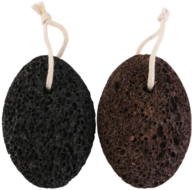 바롬몰 풋 스크럽 화산석 10 x 7 x 4 cm 랜덤발송, 1개입, 2개, 150g