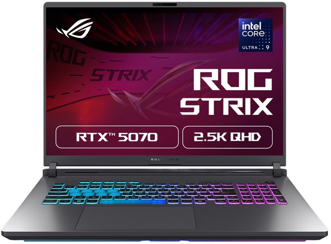 에이수스 2025 ROG 스트릭스 스카 18 코어Ultra9 지포스 RTX 5070 Ti, Eclipse Gray, 1TB, 32GB, Free DOS, G815LR-S9199