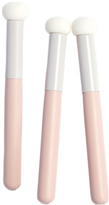 일호장신구 버섯 머리 스펀지 브러쉬, 핑크, 3개