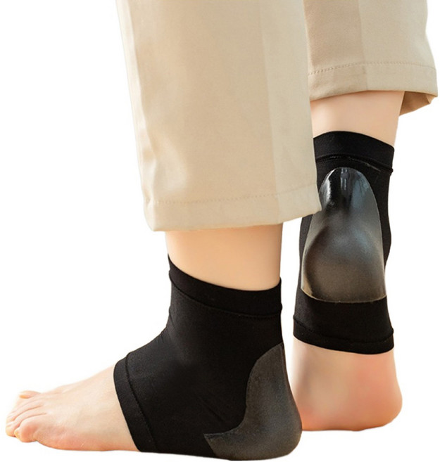 에이커하우스 뒷꿈치 보습패드 블랙, 2개입, 4개, 30g