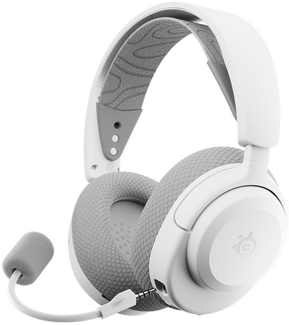 스틸시리즈 Arctis Nova 3X 무선 게이밍 헤드셋, 61690, 화이트