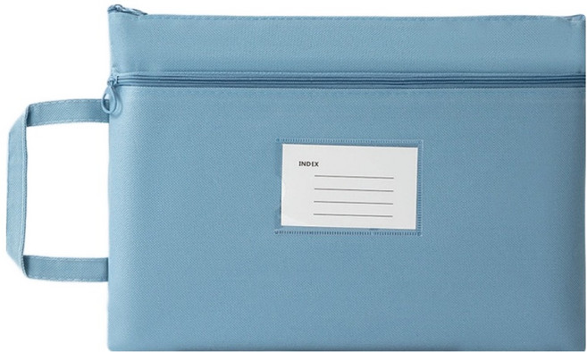 그리뉴얼 다용도 보관 사무용 파일 서류 케이스 A4, 블루, 1개